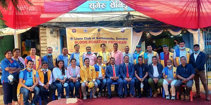 सुमेरु सेभिङको स्थापना दिवसमा रक्तदान कार्यक्रम